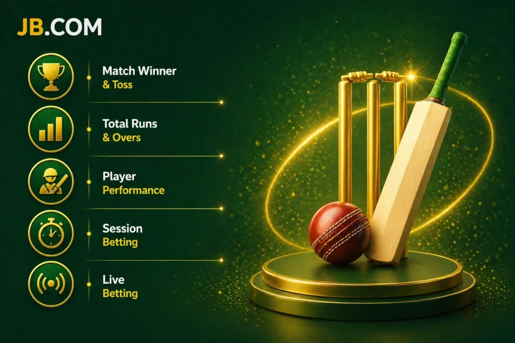 Available betting formats JB.Com